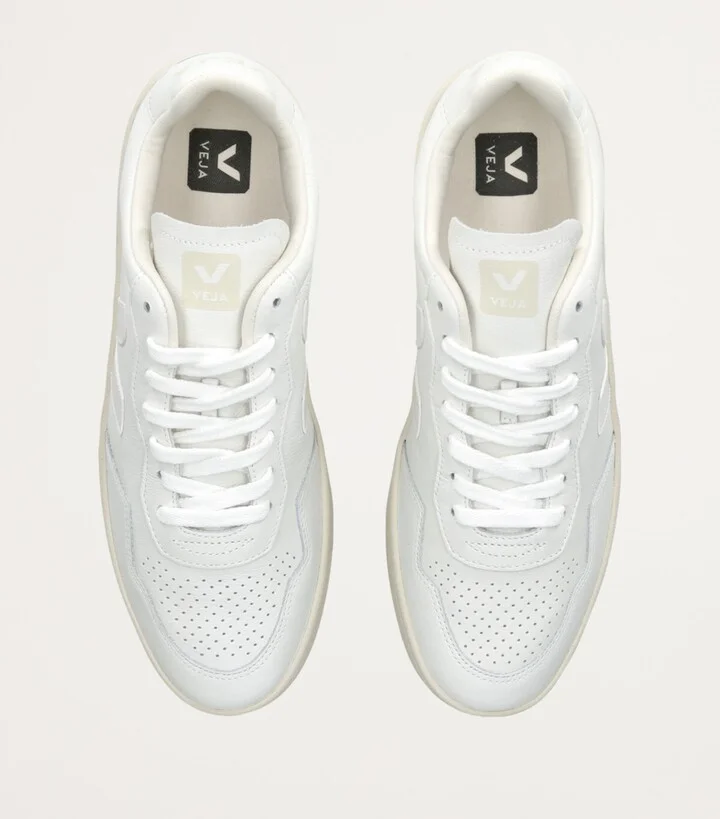 Veja Leather V-90 Sneakers - Image 4