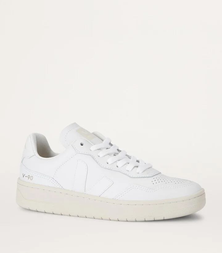 Veja Leather V-90 Sneakers - Image 3