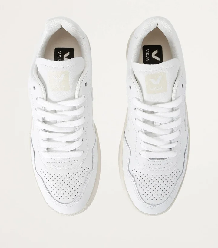 Veja Leather V-90 Sneakers - Image 4