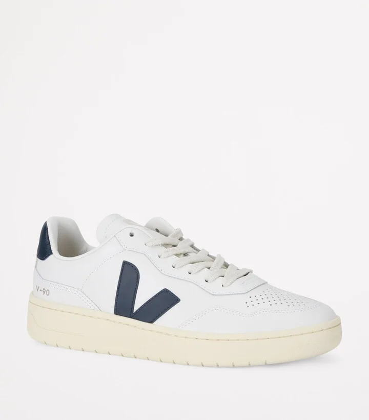 Veja Leather V-90 Sneakers - Image 3