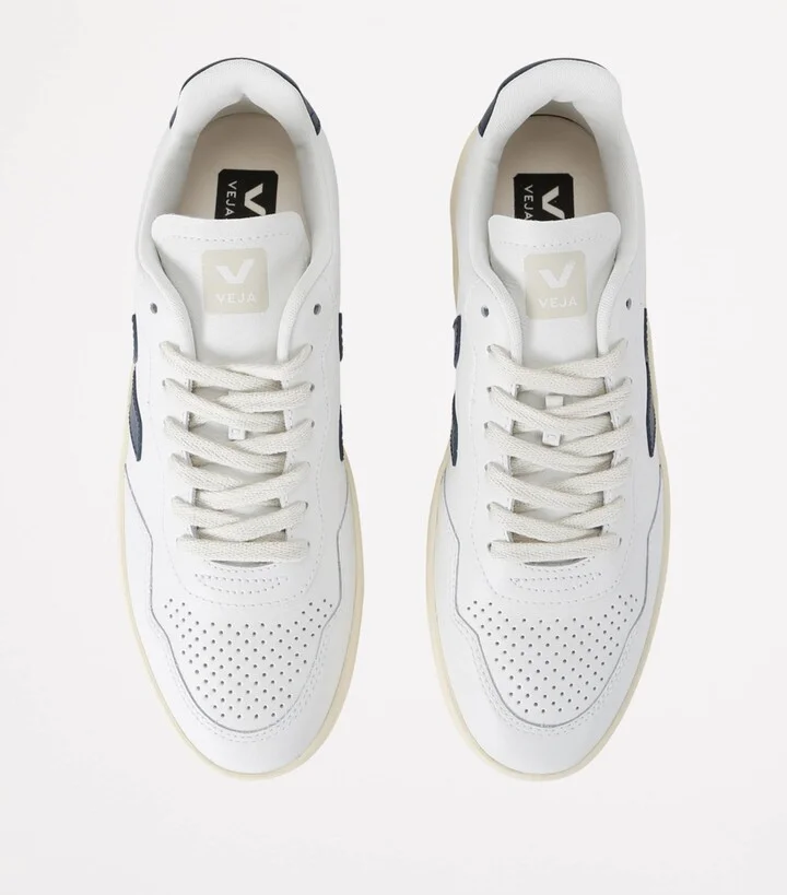 Veja Leather V-90 Sneakers - Image 4