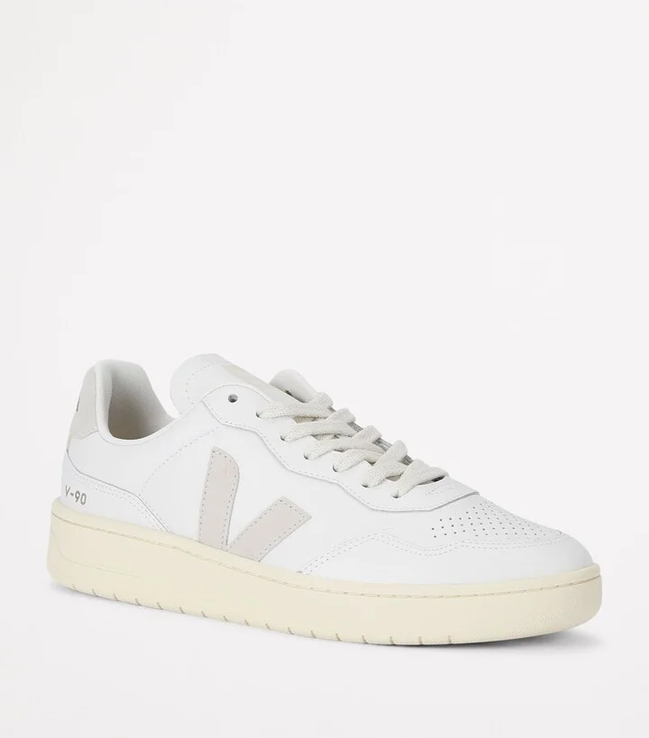 Veja Leather V-90 Sneakers - Image 3