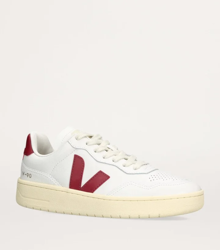 Veja Leather V-90 Sneakers - Image 3