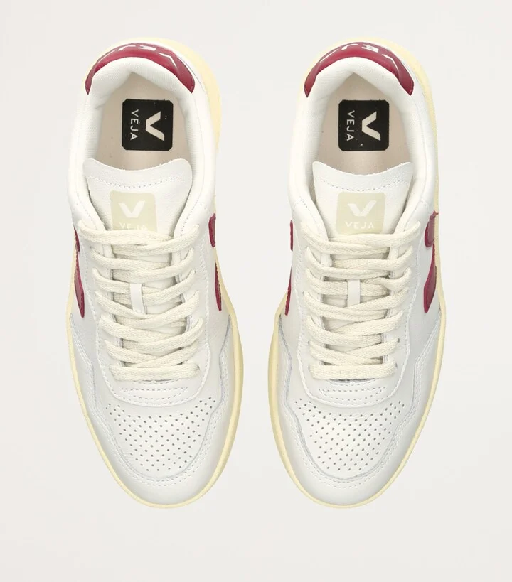 Veja Leather V-90 Sneakers - Image 4