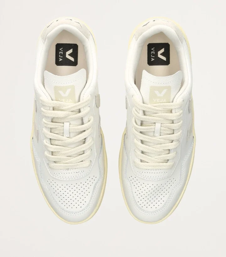 Veja Leather V-90 Sneakers - Image 4