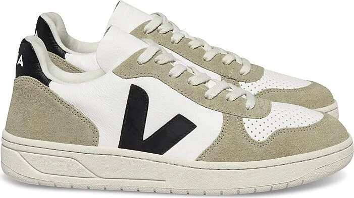 Veja Men's V-10 Low Top Mesh and Suede Sneakers