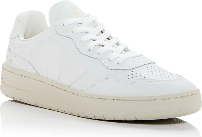 Veja Men's V-90 Low Top Leather Sneakers