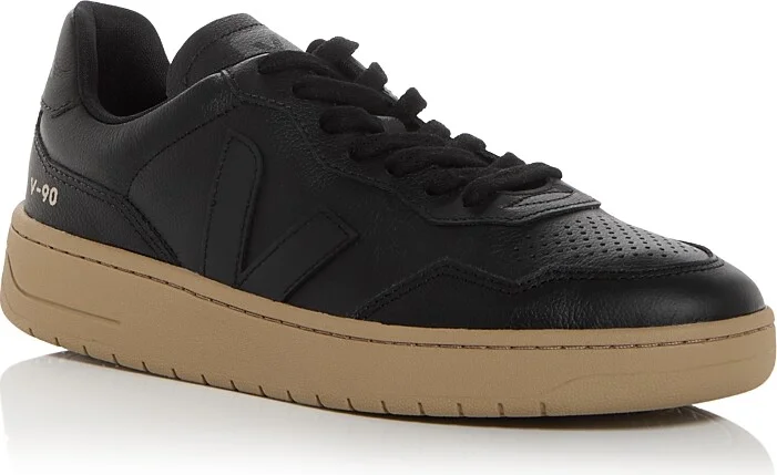 Veja Men's V-90 Low Top Leather Sneakers
