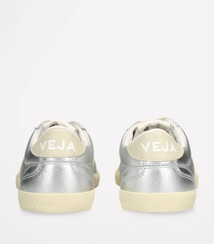 Veja Metallic-Leather Volley Sneakers - Image 2