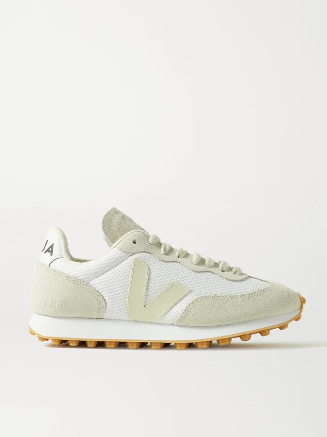 VEJA - + Net Sustain Rio Branco Leather-trimmed Suede And Mesh Sneakers - White