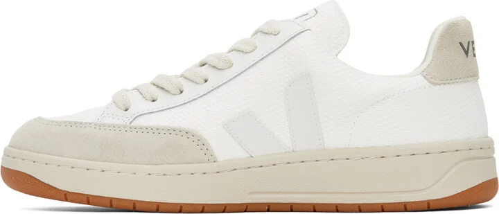 VEJA Off-White V-12 B-Mesh Sneakers - Image 3