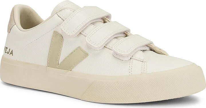 Veja Recife Logo 3-Lock Sneaker in White - Image 2