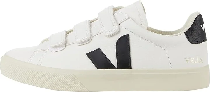 VEJA Recife Logo Men's Shoes Extra White/Black 1 : EU 40 (US Men's 7) M, Leather - Image 6