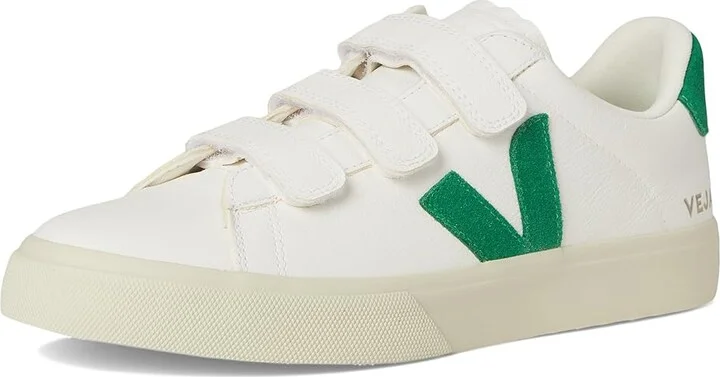 VEJA Recife Logo Men's Shoes Extra White/Emeraude : EU 43.5 (US Men's 10.5) M, Leather - Image 5