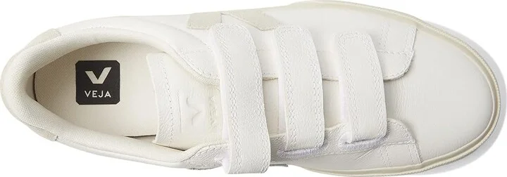 VEJA Recife Logo Men's Shoes Extra White/Natural : EU 44 (US Men's 11) M, Leather - Image 2