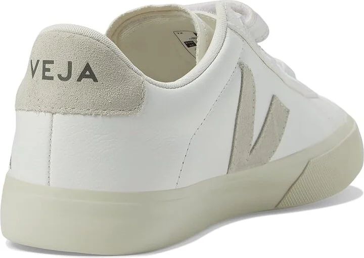 VEJA Recife Logo Men's Shoes Extra White/Natural : EU 44 (US Men's 11) M, Leather - Image 4