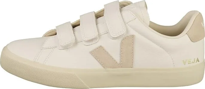 VEJA Recife Logo Men's Shoes Extra White/Sable : EU 43 (US Men's 10) M, Leather - Image 4