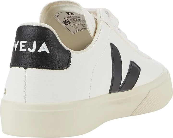 VEJA Recife Logo Women's Shoes Extra White/Black 1 : EU 36 (US Women's 5) M, Leather - Image 4