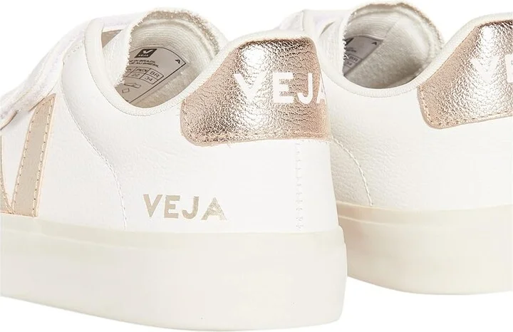 VEJA Recife Logo Women's Shoes Extra White/Platine : EU 42 (US Women's 11) M, Leather - Image 3