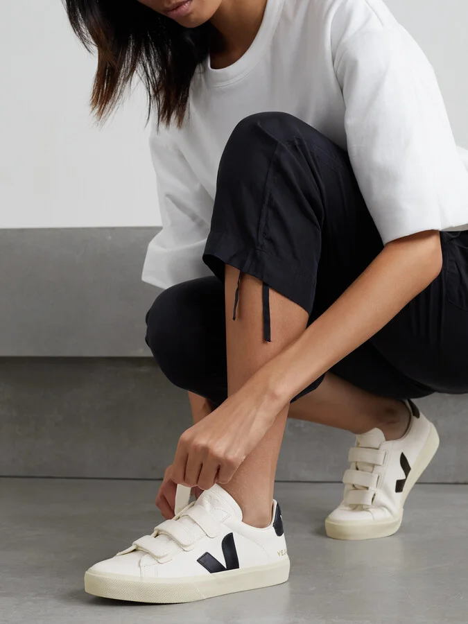VEJA - Recife Rubber-trimmed Leather Sneakers - White - Image 2