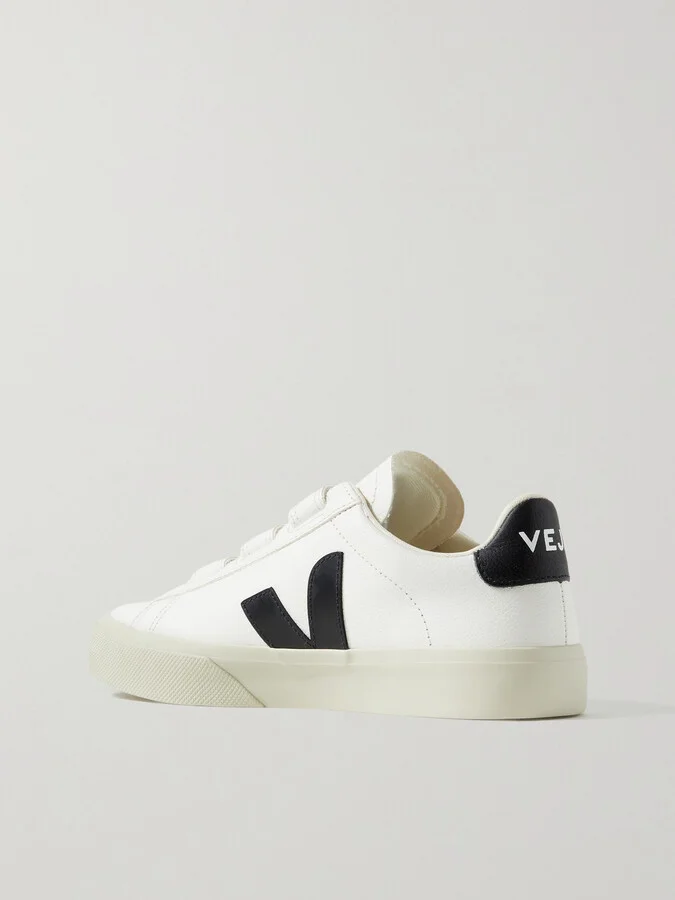 VEJA - Recife Rubber-trimmed Leather Sneakers - White - Image 3