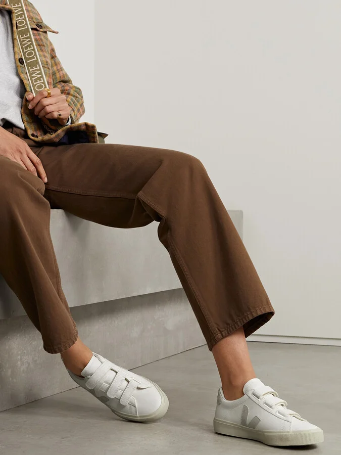 VEJA - Recife Suede-trimmed Leather Sneakers - White - Image 2