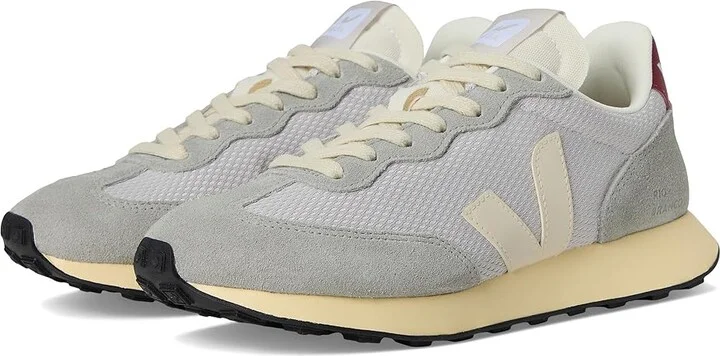 VEJA Rio Branco II Women's Shoes Light Grey Pierre Marsala : EU 36 (US Women's 5) M, Synthetic