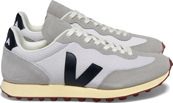VEJA Rio Branco Men's Shoes Light Grey/Black : EU 41 (US Men's 8) M, Textile/Leather - Image 3