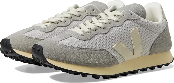 VEJA Rio Branco Men's Shoes Light Grey/Pierre : EU 42 (US Men's 9) M, Leather/Textile