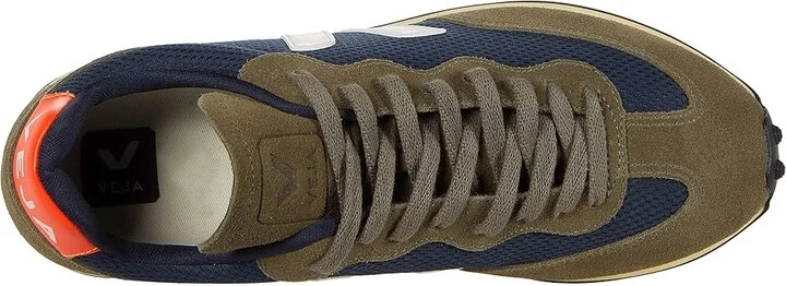 VEJA Rio Branco Men's Shoes Nautico/White/Orange Fluo : EU 42 (US Men's 9) M, Leather/Textile - Image 2