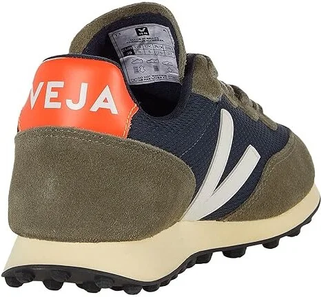 VEJA Rio Branco Women's Shoes Nautico/White/Orange Fluo : EU 36 (US Women's 5) M, Leather/Textile - Image 4