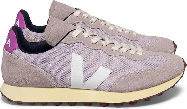 VEJA Rio Branco Women's Shoes Parme/White : EU 36 (US Women's 5) M, Leather/Textile - Image 3