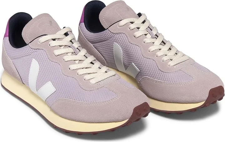 VEJA Rio Branco Women's Shoes Parme/White : EU 36 (US Women's 5) M, Leather/Textile