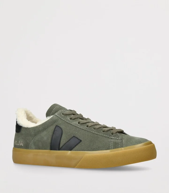 Veja Suede Campo Winter Low-Top Sneakers - Image 3