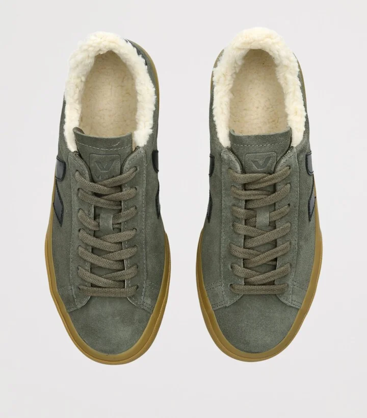 Veja Suede Campo Winter Low-Top Sneakers - Image 4