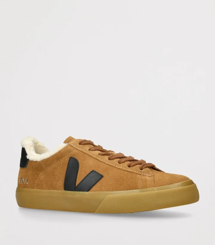 Veja Suede Campo Winter Low-Top Sneakers - Image 3