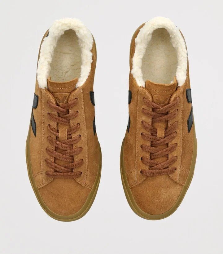 Veja Suede Campo Winter Low-Top Sneakers - Image 4