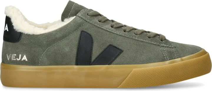 Veja Suede Campo Winter Low-Top Sneakers
