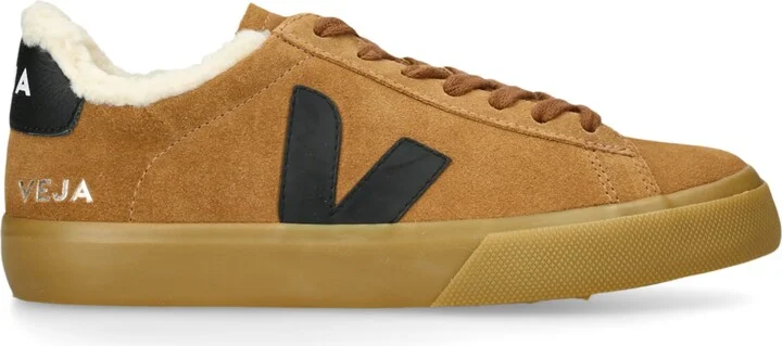 Veja Suede Campo Winter Low-Top Sneakers