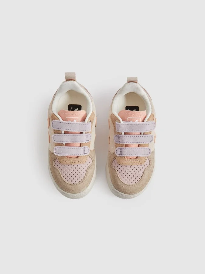 Veja Suede Velcro Trainers - Image 2