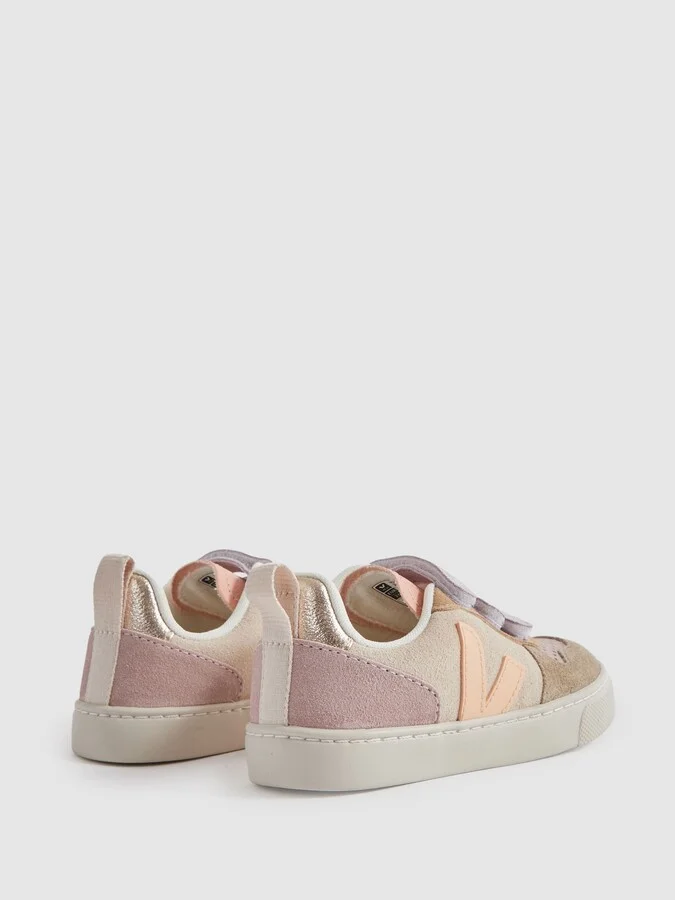 Veja Suede Velcro Trainers - Image 3