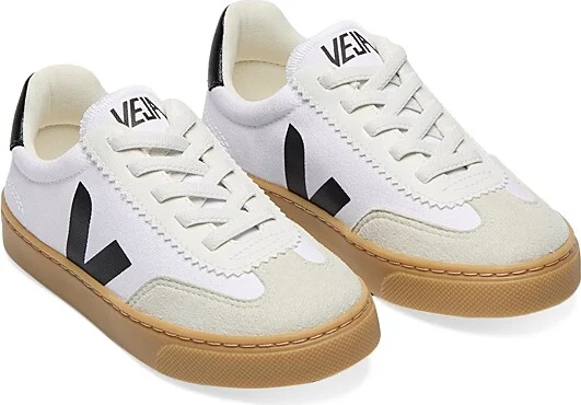Veja Unisex Volley Low Top Canvas Sneakers - Toddler