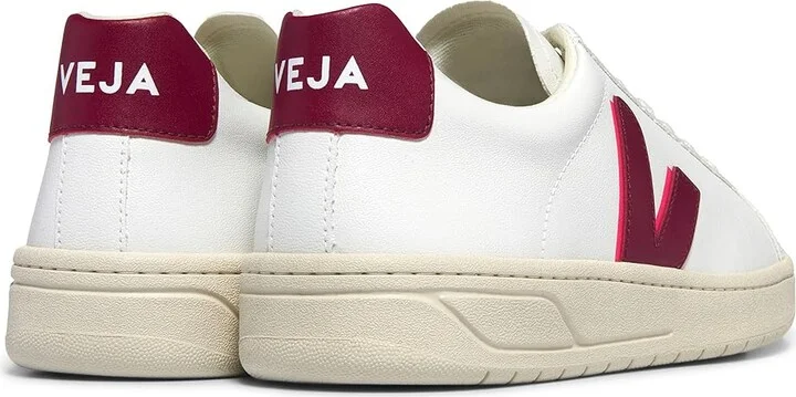 VEJA Urca Women's Shoes White/Marsala/Rose Fluo : EU 37 (US Women's 6) M, Synthetic - Image 2