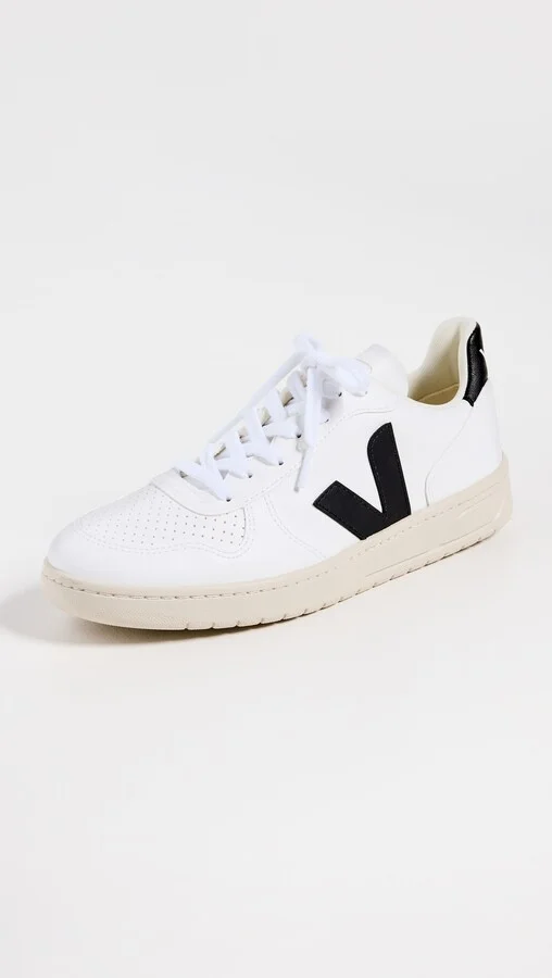 Veja V-10 Lace Up Sneakers - Image 4