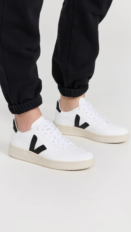 Veja V-10 Lace Up Sneakers - Image 5