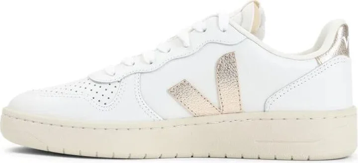 Veja V-10 Leather Extra Sneakers Shoes - Image 4