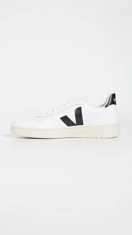 Veja V-10 Leather Sneakers - Image 6