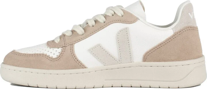 Veja V-10 Leather White Natural Sahara - Image 2