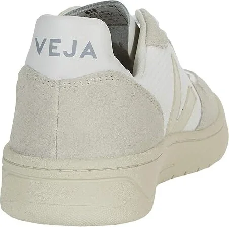 VEJA V-10 Men's Shoes B-Mesh White/Natural/Pierre : EU 39 (US Men's 6) M, Suede/Leather - Image 4