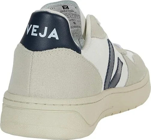 VEJA V-10 Men's Shoes B-Mesh White/Nautico : EU 39 (US Men's 6) M, Suede/Leather - Image 4
